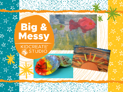 Paint and Play Art Club Big and Messy Weekly Class (18 Months-6 Years)